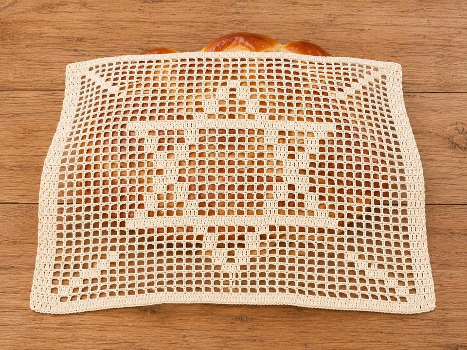 Three Generations - Star of David Crochet Challah Cover - ModernTribe