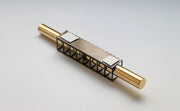 Etay Malka Mezuzahs Handmade Geometric Mezuzah Case - Gold