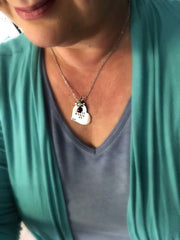 Everything Beautiful - I Am My Beloved's Heart Necklace - Sterling Silver - ModernTribe