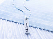 Everything Beautiful - Tikkun Olam Bar Necklace - Sterling Silver - ModernTribe
