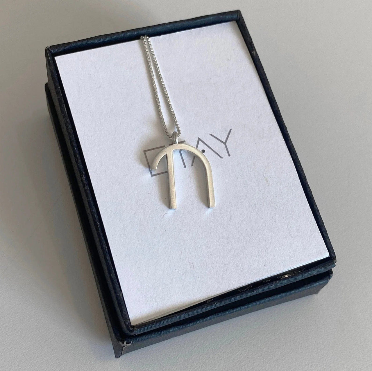 Etay Malka - Minimalist Chai Necklace - Sterling Silver or Gold - Plated - ModernTribe