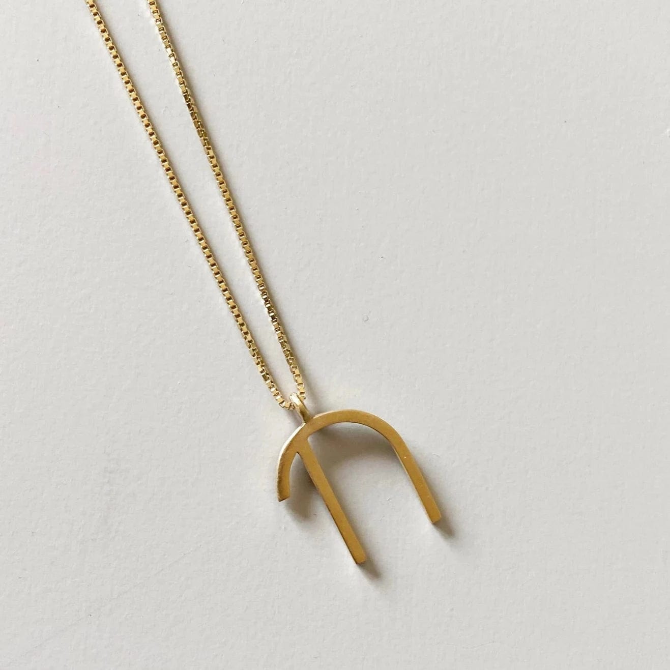 Etay Malka Necklaces Gold-Plated / 18" Minimalist Chai Necklace - Sterling Silver or Gold-Plated