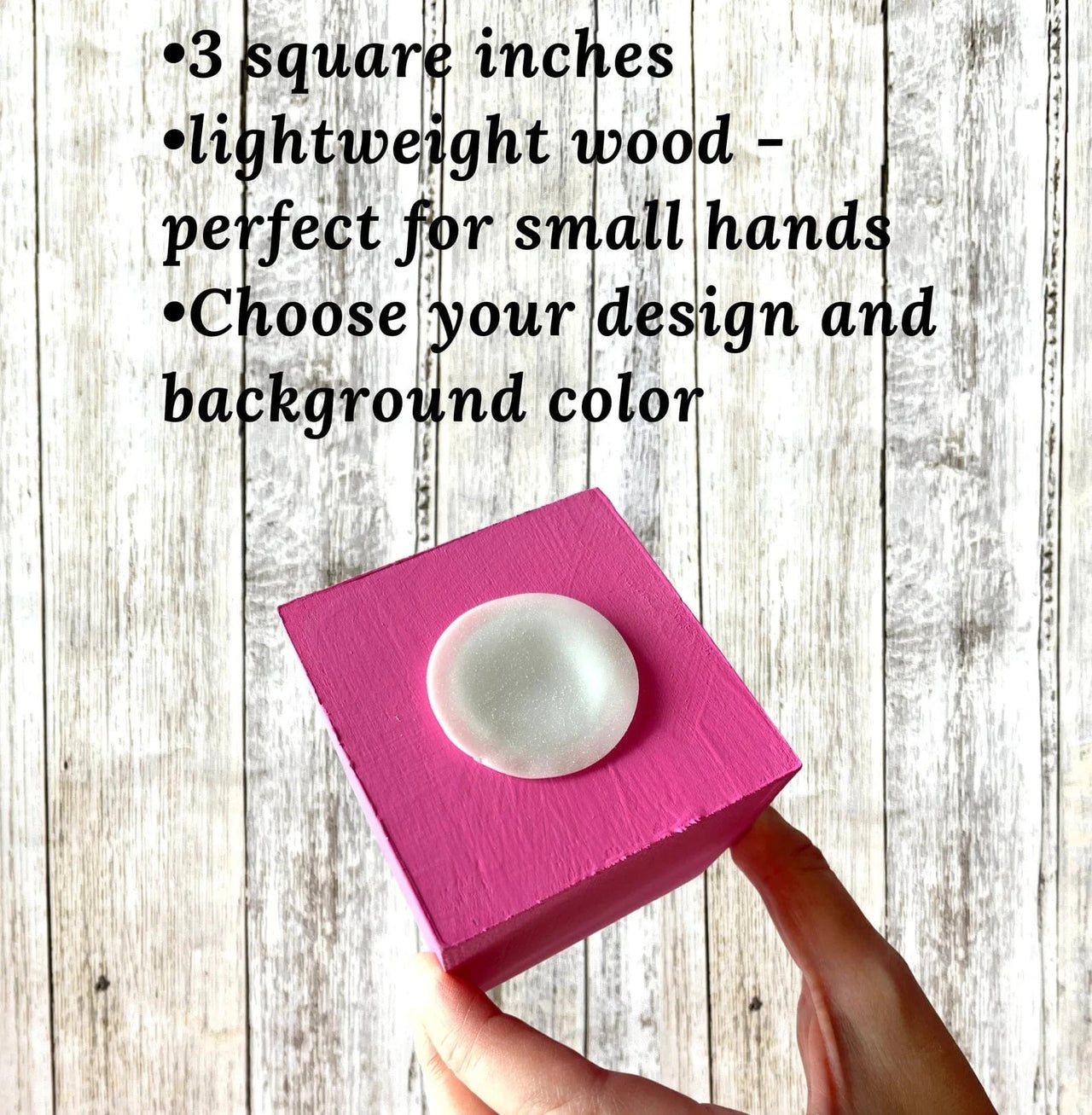 Lea Joelle Handmade - Personalized Ice Cream and Rainbows Tzedakah Box - Hot Pink - ModernTribe