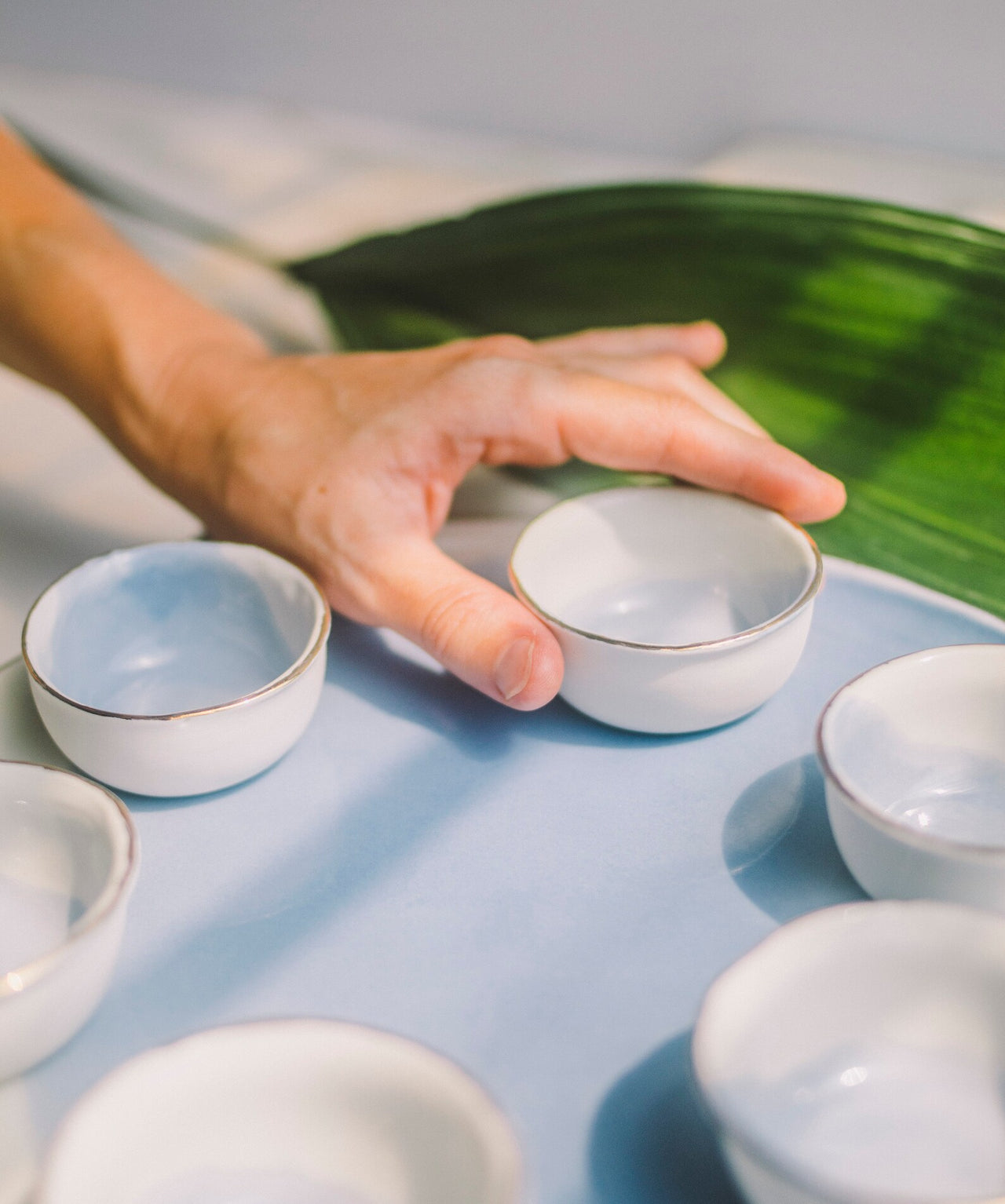 SIND Studio - Blue and White Porcelain Seder Plate by SIND Studio - ModernTribe