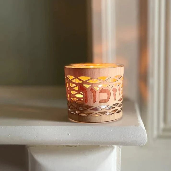 Lantern Cozies - Maple Yahrzeit Candle Holder - ModernTribe