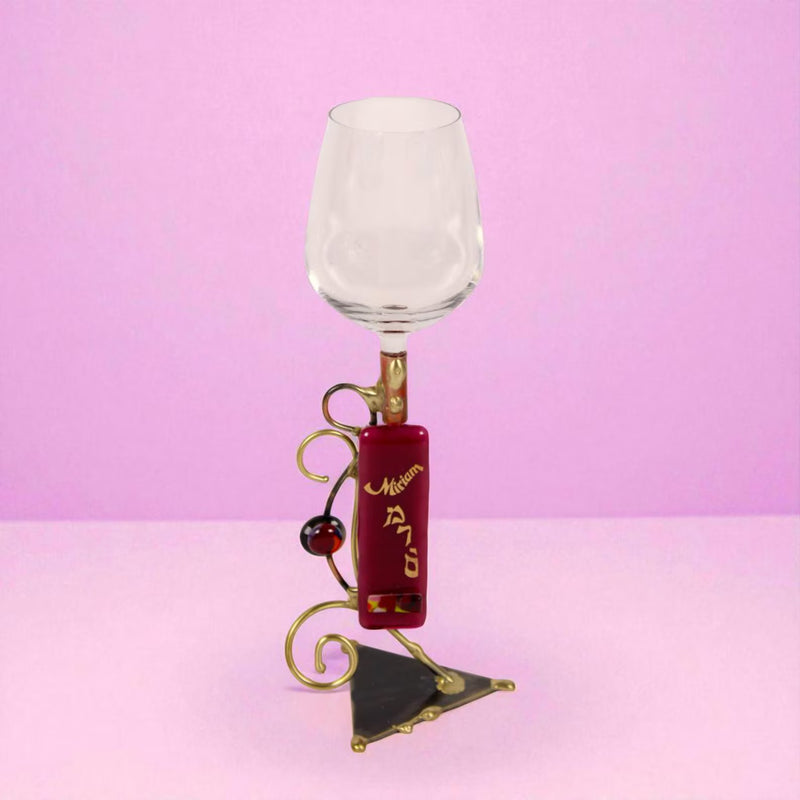 Glass Stem Miriam's Cup by Gary Rosenthal