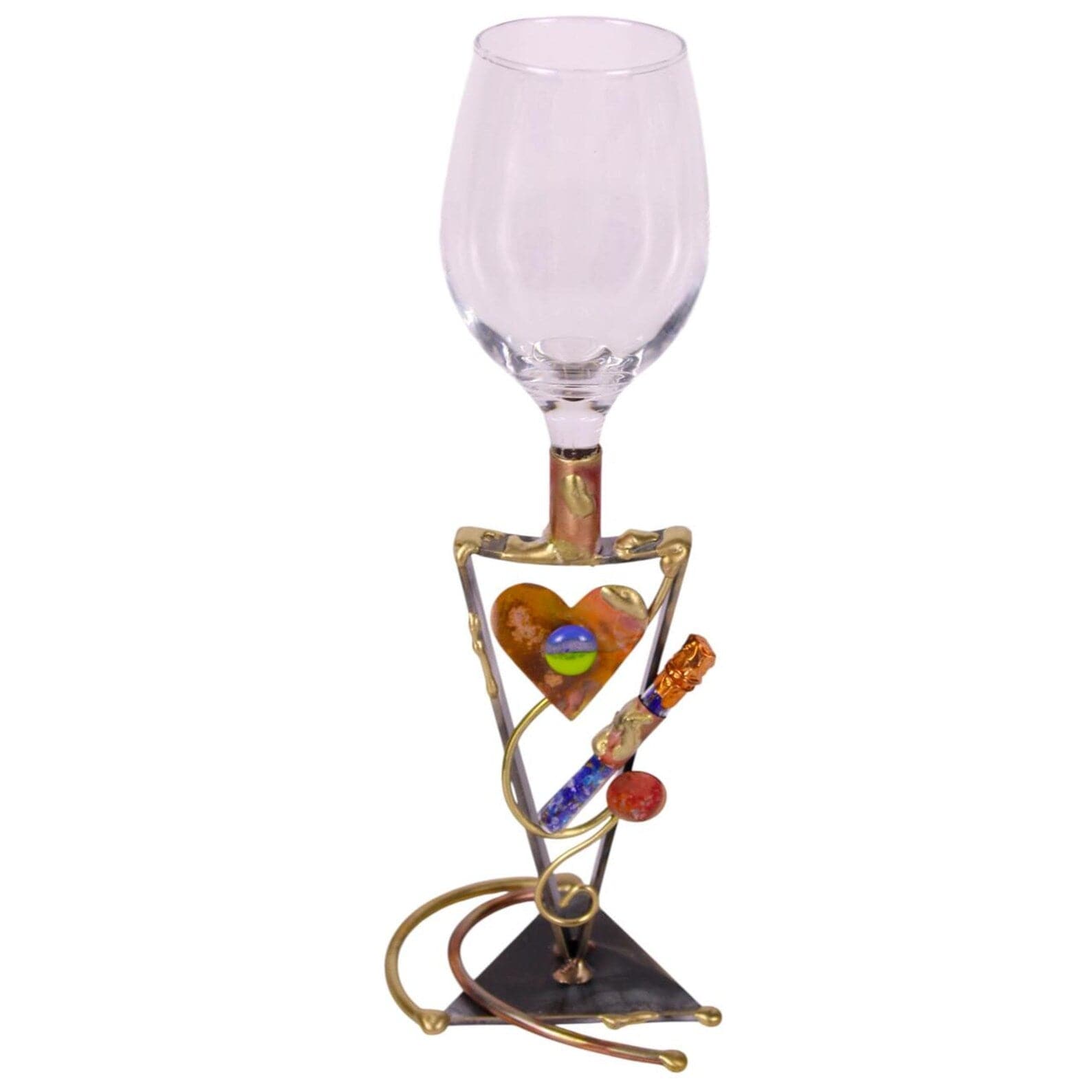 Gary Rosenthal Kiddush Cups Wedding Kiddush Cup with Glass Shard Keepsake by Gary Rosenthal