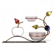 Gary Rosenthal Honey Dishes Brass Apple and Honey Combo Dish by Gary Rosenthal