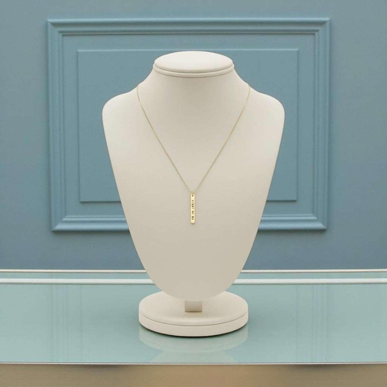 Everything Beautiful - This Too Shall Pass Vertical Bar Necklace - Sterling Silver, Yellow or Rose Gold - ModernTribe