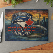 The Rabbi's Wife - Baseball Stained Glass Style Challah Board - (Choice of Team) - ModernTribe