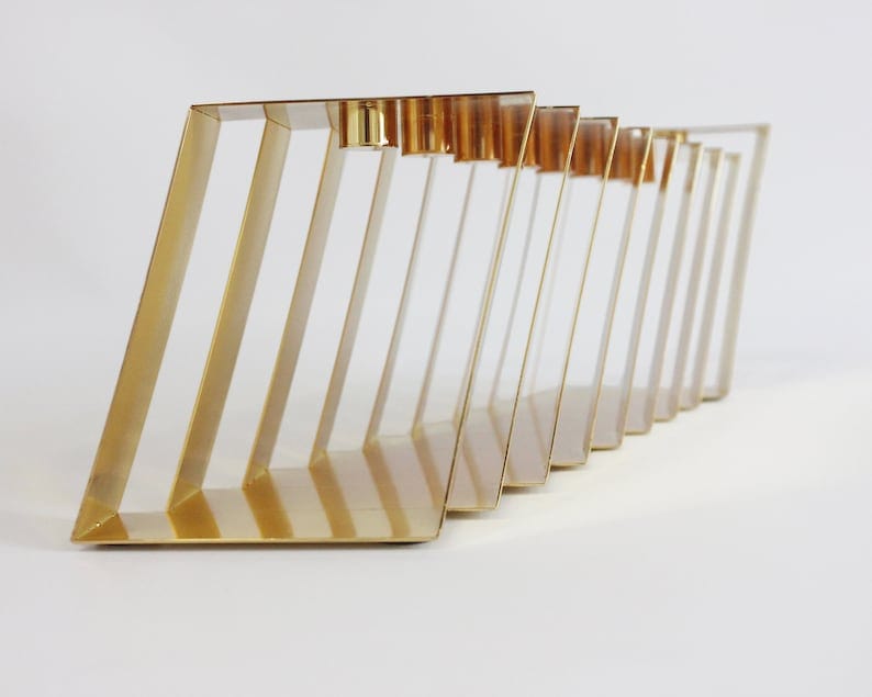 Mickala Design - Modern Gold Coated Menorah - Oil or Wax Candles - ModernTribe