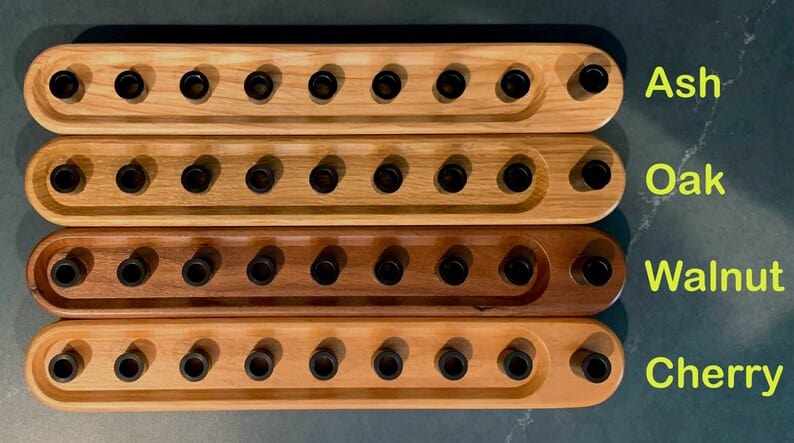 The Knotty Dane - Rounded Wooden Menorah - Choice of Wood - ModernTribe