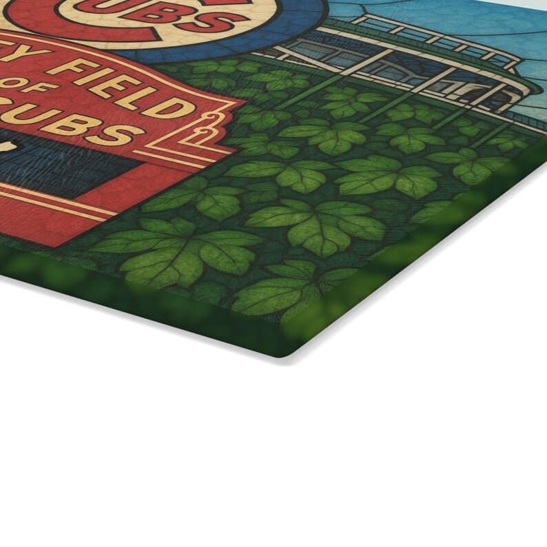 The Rabbi's Wife Challah Boards Baseball Stained Glass Style Challah Board - (Choice of Team)