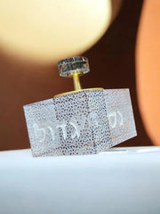 Sketch Blue Studio - Acrylic Brass Multi - Layered Paper Dreidel with Clear Letters by Sketch Blue Studio - ModernTribe