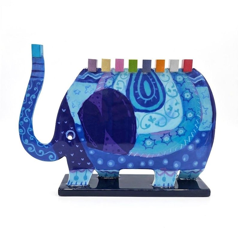 Yair Emanuel - Elephant Menorah by Yair Emanuel - ModernTribe
