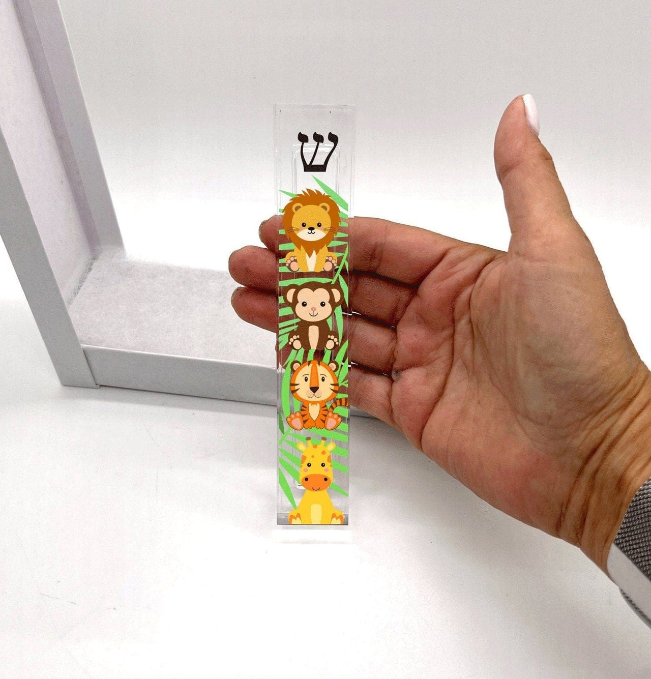 Florida-Funshine Mezuzahs Personalized Jungle Animals Mezuzah