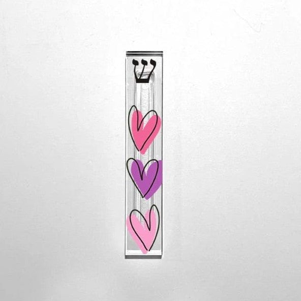 Florida - Funshine - Personalized Acrylic Hearts Mezuzah - ModernTribe