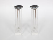 Mazel Tov Designs Candlesticks Crystal Fill-Your-Own Wedding Shards Candleholders - Gold, Silver or Rose