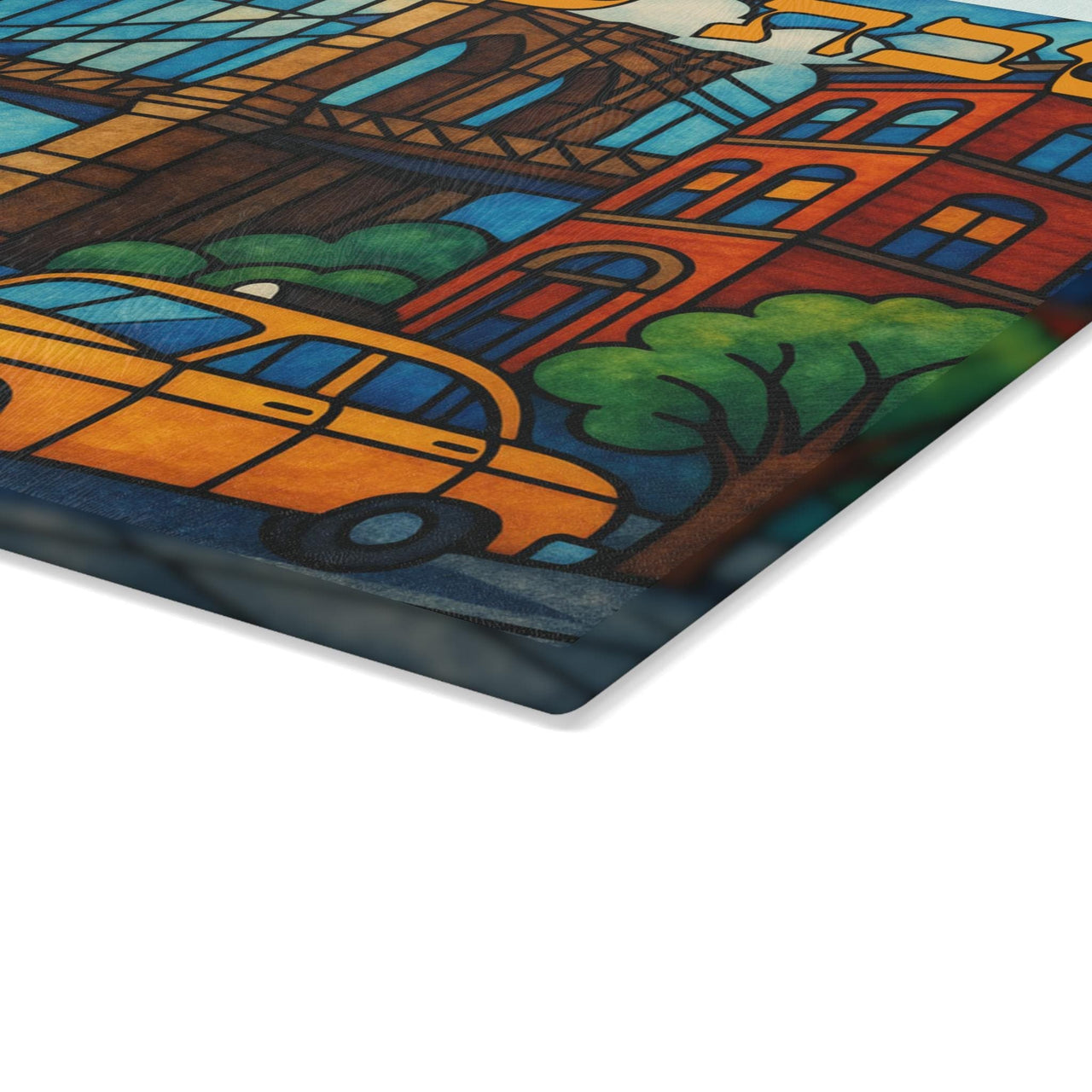 The Rabbi's Wife - Brooklyn Stained Glass Style Challah Board - ModernTribe