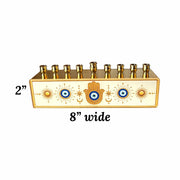 Lea Joelle Handmade Menorahs Hamsa & Evil Eye Menorah