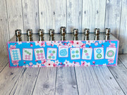 Lea Joelle Handmade Menorahs Mahjong Cherry Blossom Menorah