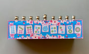 Lea Joelle Handmade Menorahs Mahjong Cherry Blossom Menorah