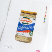 Allison Ivy - Gefilte Fish Jar Needlepoint Kit - ModernTribe