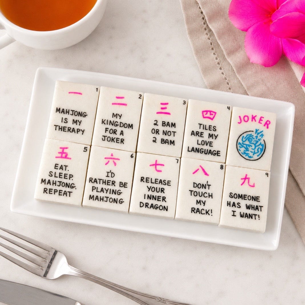 Marzipops - Punny Marzipan Mahjong Tiles - Curated or Custom - ModernTribe