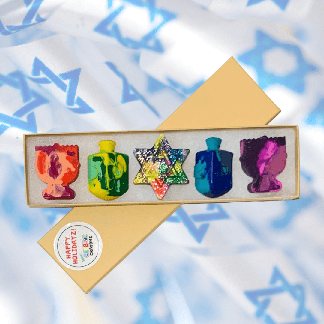 Cre8ive Crayonz Toys Hanukkah Crayons Set