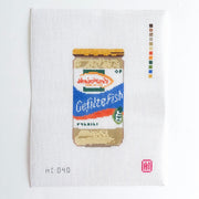 Allison Ivy - Gefilte Fish Jar Needlepoint Kit - ModernTribe