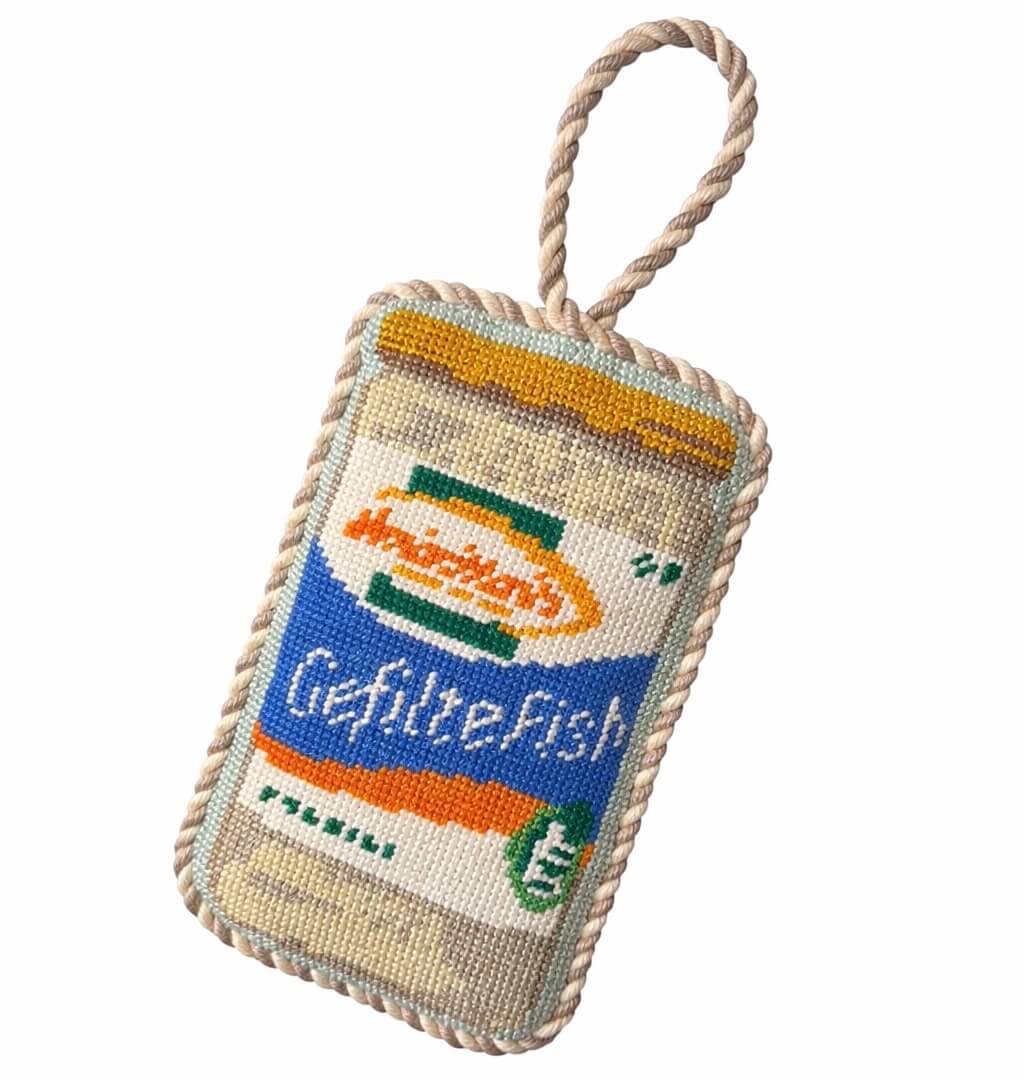 Allison Ivy - Gefilte Fish Jar Needlepoint Kit - ModernTribe