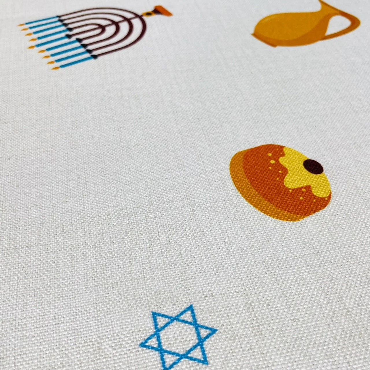 Broderies De France - Hanukkah Confetti Table Runner - ModernTribe