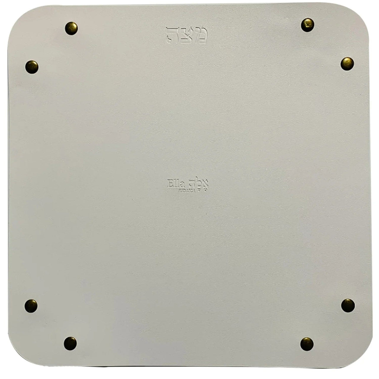 Broderies De France - Faux Leather Folding Matzah Tray - White - ModernTribe