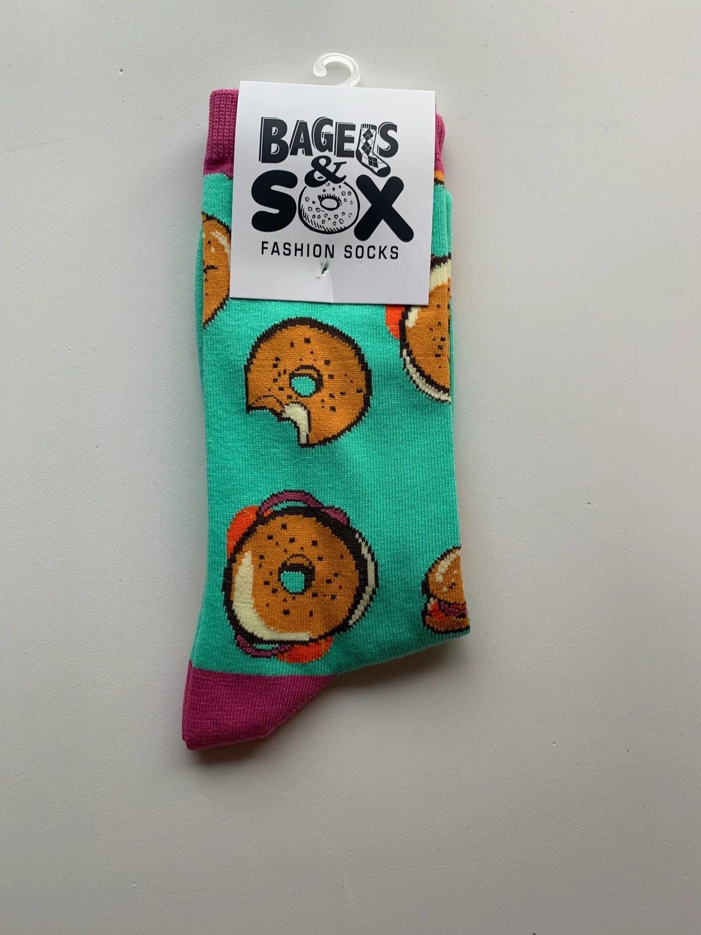 Bagels & Sox Socks One Size: US 7-12 Bliss Bagel and Lox Socks - Adults