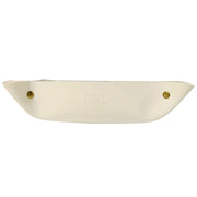 Broderies De France Matzah Plates Faux Leather Folding Matzah Tray - White