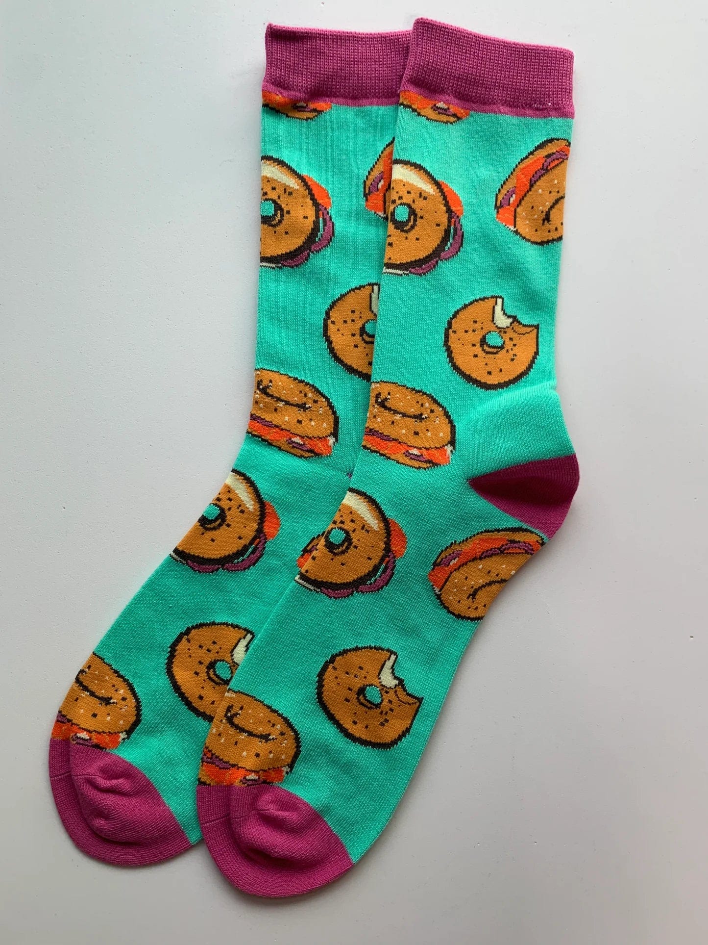 Bagels & Sox Socks One Size: US 7-12 Bliss Bagel and Lox Socks - Adults