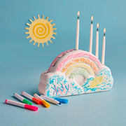 Mudpie Menorahs Color-Me Magical Menorah Set