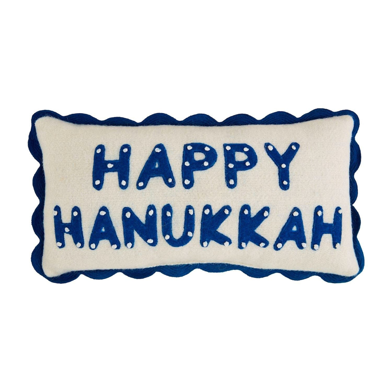 Mudpie Pillows Happy Hanukkah Mini Felt Pillow