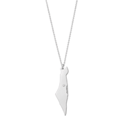 Miriam Merenfeld Jewelry - Eretz Israel Diamond Necklace - (Sterling Silver or Gold - Plated) - ModernTribe