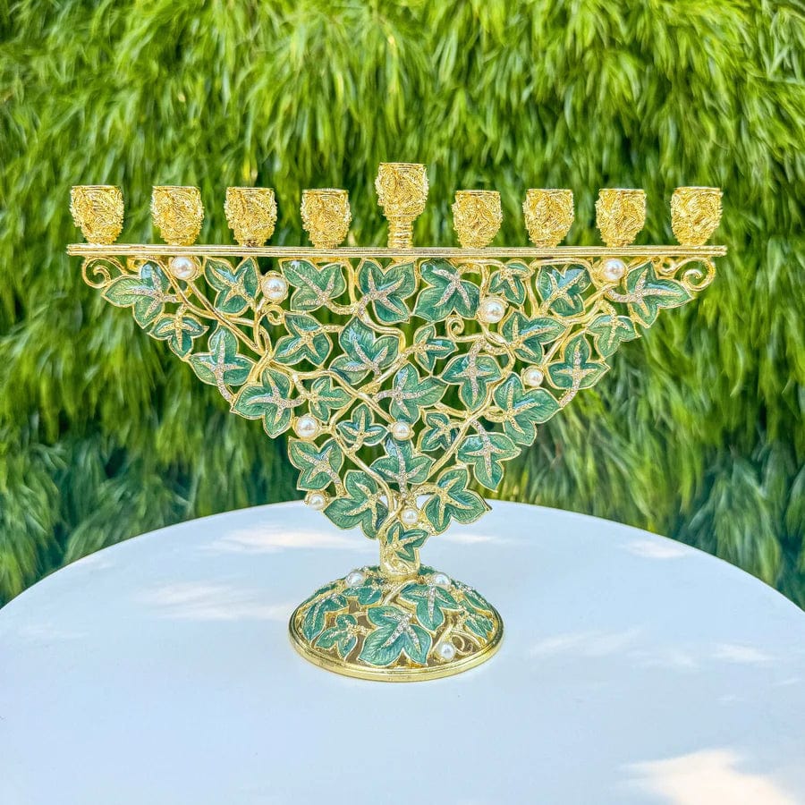 Olivia Riegel Menorahs Ivy Menorah by Olivia Riegel