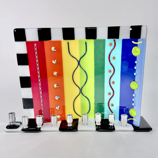 Synergy Menorah by Jacki Cohen