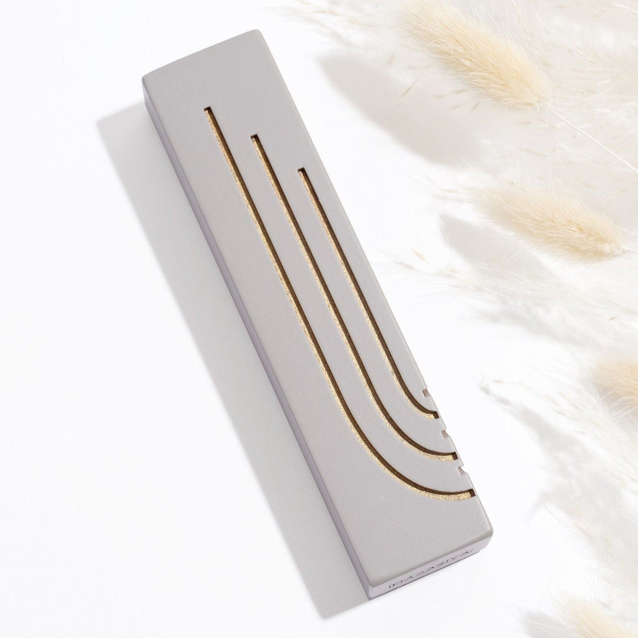 SURI - Gray Concrete Glam Mezuzah Case - ModernTribe