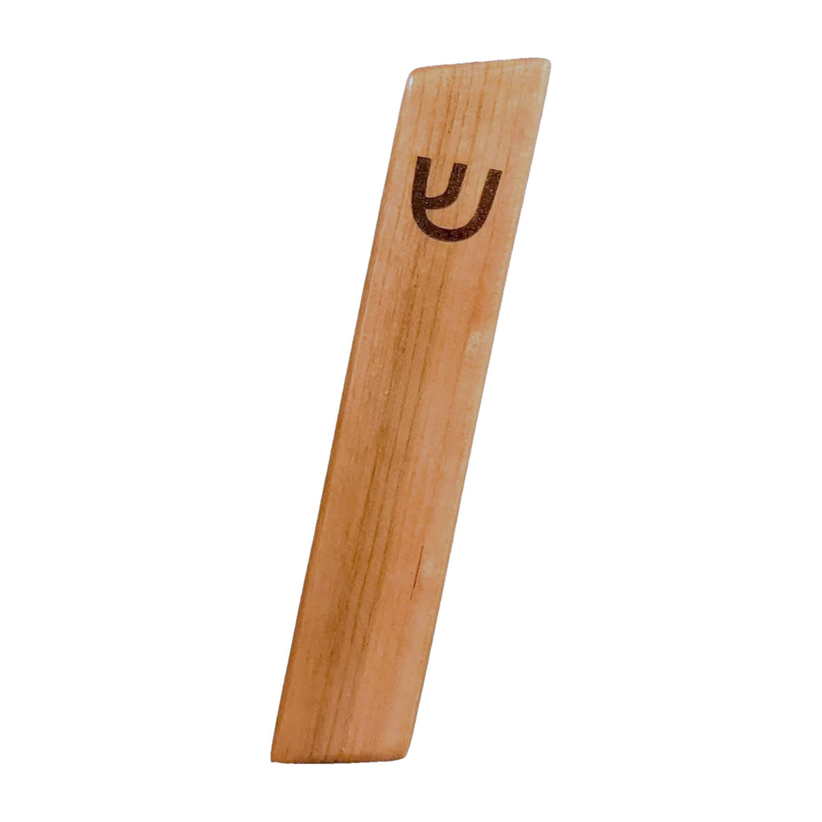 The Knotty Dane Mezuzahs Cherry Wood Modern Hardwood Mezuzah - Choice of Color