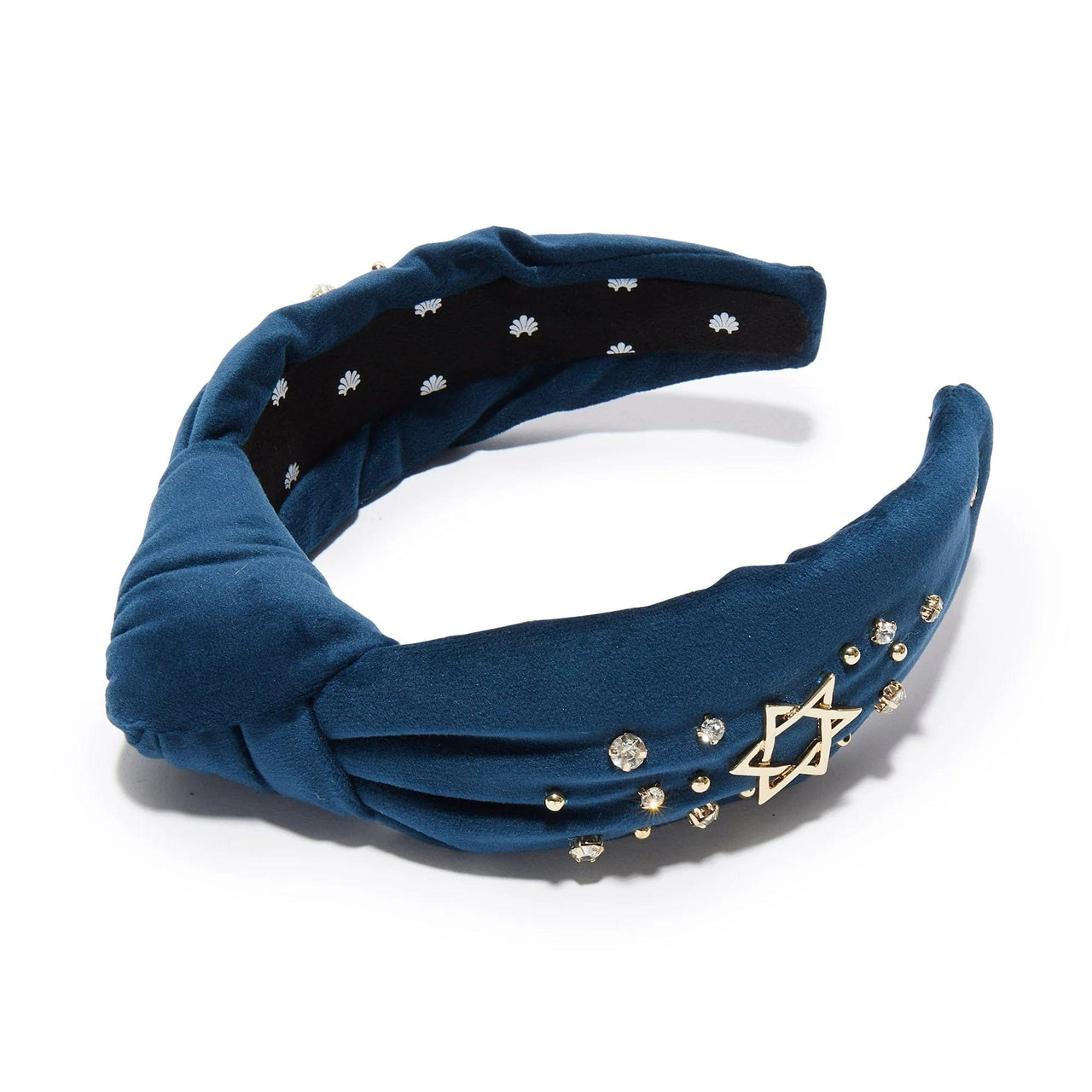 Lele Sadoughi Headbands Crystal Star of David Knotted Headband