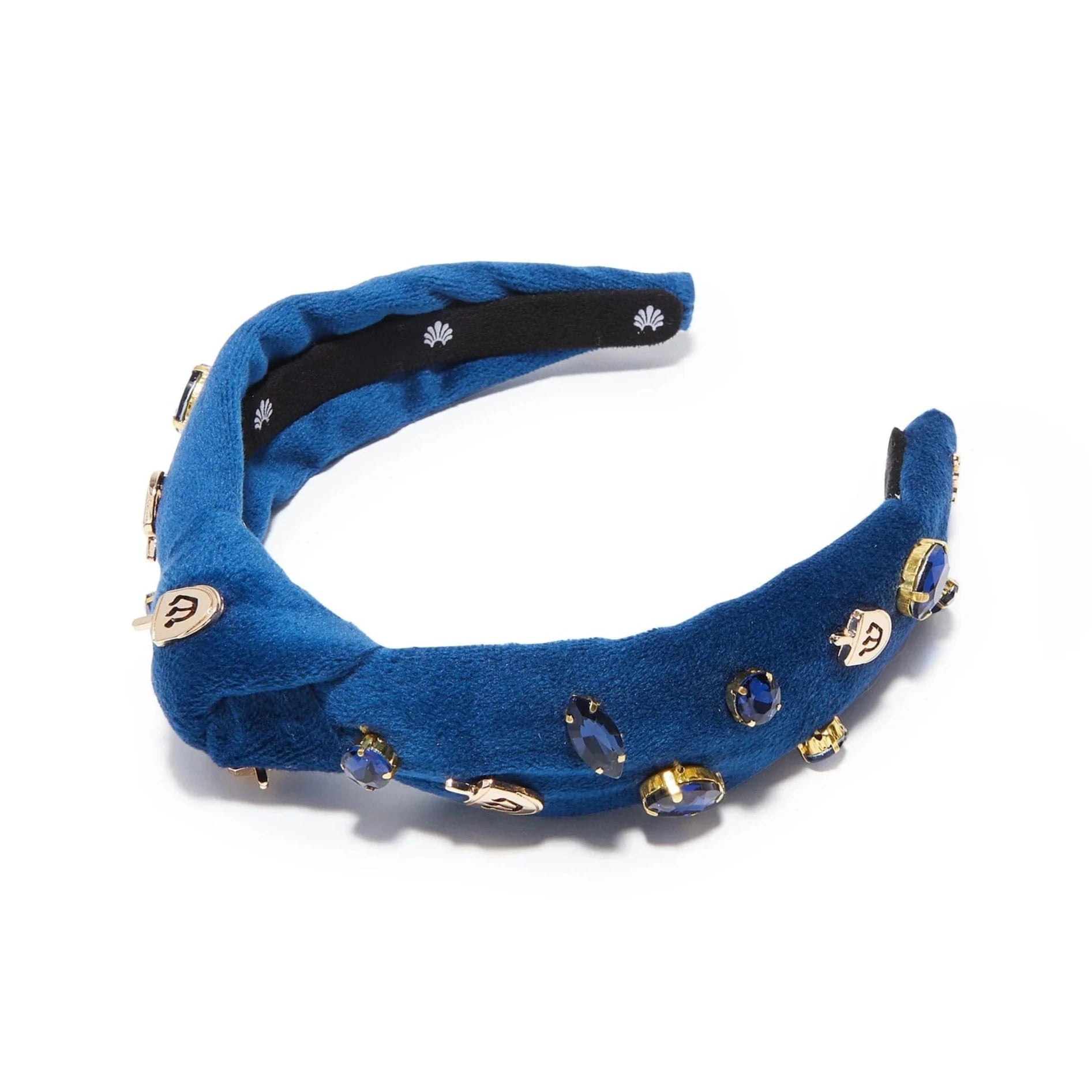 Lele Sadoughi Headbands Indigo Kids Crystal Dreidel Knotted Headband