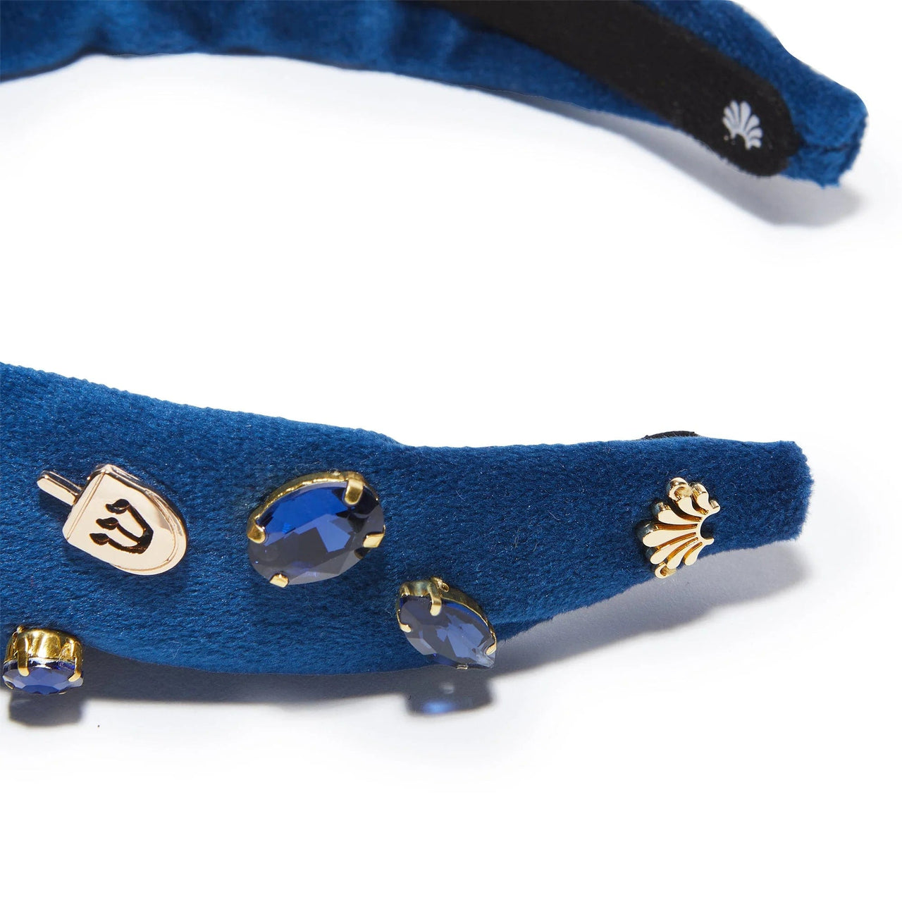 Lele Sadoughi - Indigo Kids Crystal Dreidel Knotted Headband by Lele Sadoughi - ModernTribe