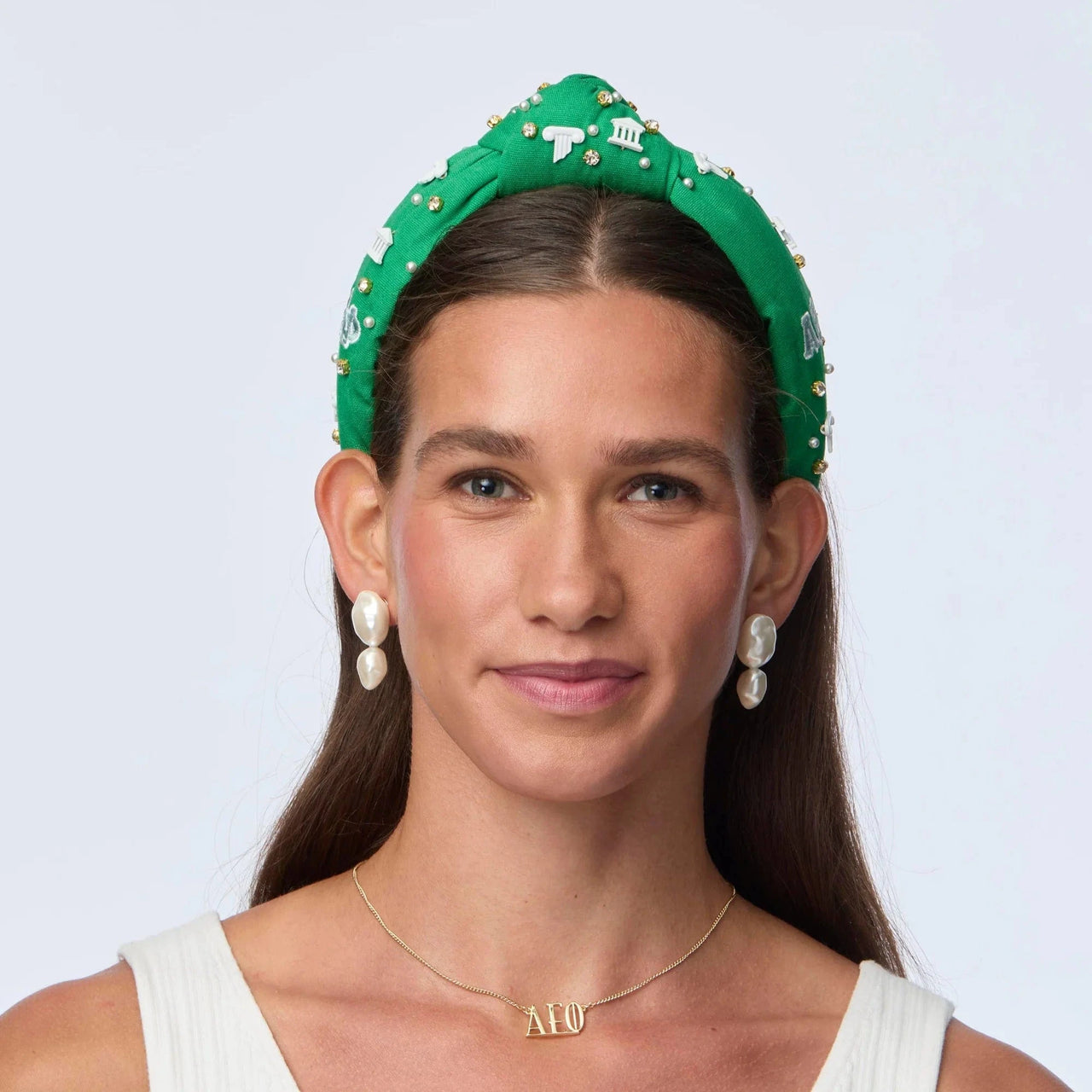 Lele Sadoughi - AEPhi Knotted Headband by Lele Sadoughi - ModernTribe
