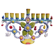 Liz Lauter Menorahs Small Tree of Life Menorah by Liz Lauter