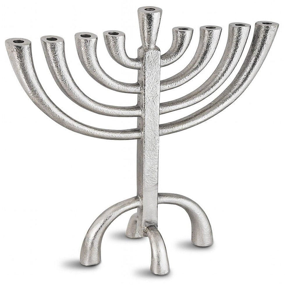 Aviv Judaica - Gothic - Roman Nest Menorah - Silver - ModernTribe