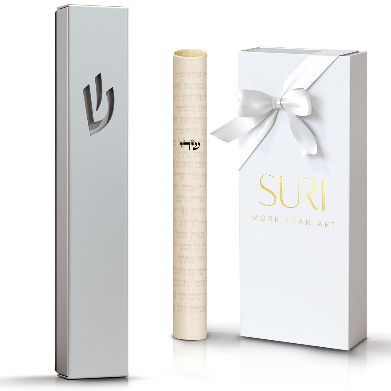 SURI - Silver Sweetheart Mezuzah Case - ModernTribe